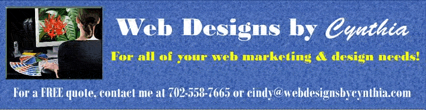 Web Designs by Cynthia